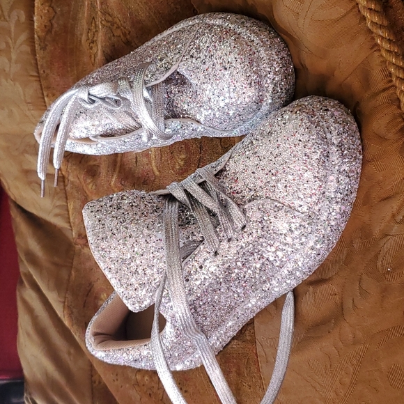 Silver sparkle sneakers - Picture 5 of 5